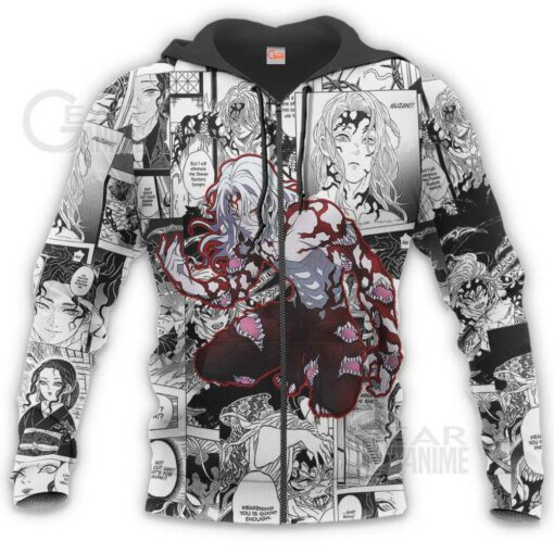 Demon Slayer Muzan Kibutsuji Hoodie Anime Mix Manga KNY Shirt - 8 - GearAnime