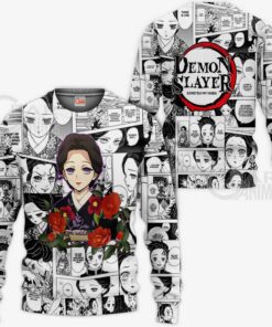 Demon Slayer Lady Tamayo Hoodie Anime Mix Manga KNY Shirt - 2 - GearAnime