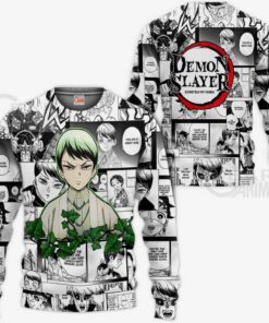 Demon Slayer Yushiro Hoodie Anime Mix Manga KNY Shirt - 2 - GearAnime