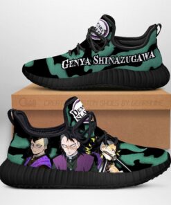Demon Slayer Genya Shinazugawa Reze Shoes Custom Anime Sneakers - 1 - GearAnime