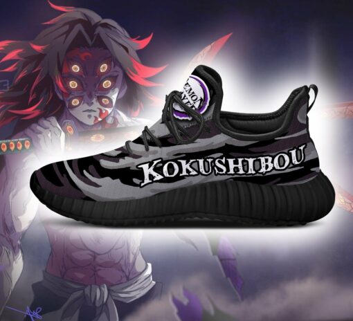 Demon Slayer Kokushibou Reze Shoes Custom Anime Sneakers - 4 - GearAnime