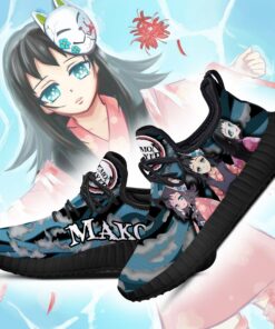 Demon Slayer Makomo Reze Shoes Custom Anime Sneakers Costume - 2 - GearAnime