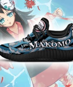 Demon Slayer Makomo Reze Shoes Custom Anime Sneakers Costume - 4 - GearAnime