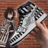 Demon Slayer Obanai Iguro Sneakers Sword Snake Anime Sneakers - 1 - GearAnime