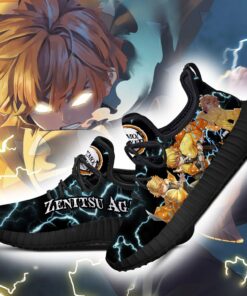 Demon Slayer Zenitsu Agatsuma Reze Shoes Custom Anime Sneakers - 3 - GearAnime