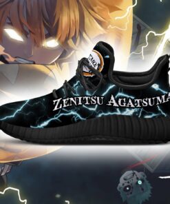 Demon Slayer Zenitsu Agatsuma Reze Shoes Custom Anime Sneakers - 4 - GearAnime