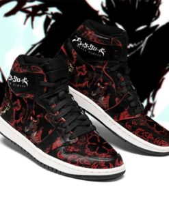 Devil Black Asta Sneakers Black Clover Sneakers Anime - 2 - GearAnime