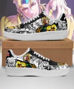 Dio Brando Sneakers Manga Style JoJo's Anime Shoes Fan Gift PT06 - 1 - GearAnime