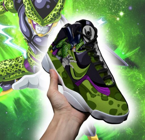 Dragon Ball Cell Shoes Fighting Custom Anime Sneakers - 2 - GearAnime