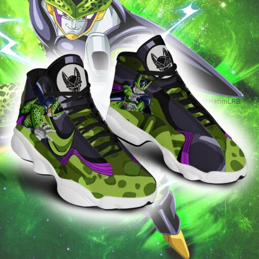 Dragon Ball Cell Shoes Fighting Custom Anime Sneakers - 4 - GearAnime