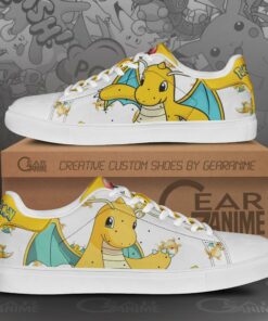 Dragonite Skate Shoes Pokemon Custom Anime Shoes PN11 - 1 - GearAnime