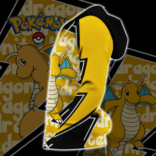 Dragonite Zip Hoodie Costume Pokemon Shirt Fan Gift Idea VA06 - 4 - GearAnime
