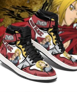 Edward Elric Sneakers Fullmetal Alchemist Anime Custom Shoes - 2 - GearAnime
