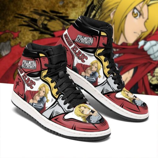 Edward Elric Sneakers Fullmetal Alchemist Anime Custom Shoes - 2 - GearAnime