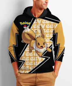 Eevee Zip Hoodie Costume Pokemon Shirt Fan Gift Idea VA06 - 2 - GearAnime