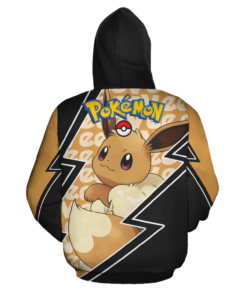 Eevee Zip Hoodie Costume Pokemon Shirt Fan Gift Idea VA06 - 3 - GearAnime