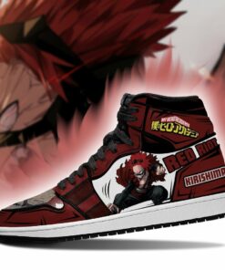 Eijiro Red Riot Sneakers Custom My Hero Academia Anime Shoes MN05 - 3 - GearAnime
