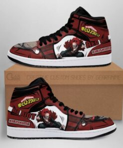 Eijiro Red Riot Sneakers Custom My Hero Academia Anime Shoes MN05 - 1 - GearAnime