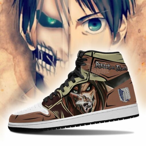 Eren Jeager And Titan Sneakers Attack On Titan Anime Sneakers - 3 - GearAnime