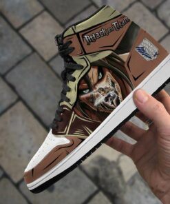 Eren Jeager And Titan Sneakers Attack On Titan Anime Sneakers - 4 - GearAnime