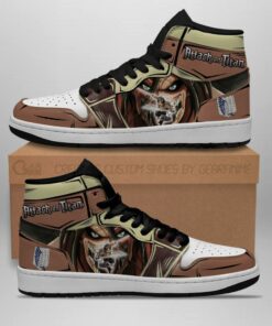 Eren Jeager And Titan Sneakers Attack On Titan Anime Sneakers - 1 - GearAnime