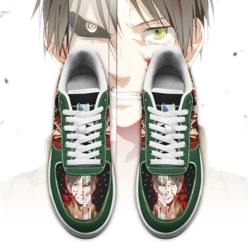 Eren Yeager Attack On Titan Sneakers AOT Anime Shoes - 2 - GearAnime
