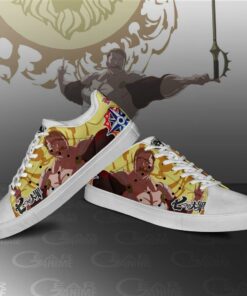 Escanor Skate Shoes The Seven Deadly Sins Anime Custom Sneakers PN10 - 3 - GearAnime
