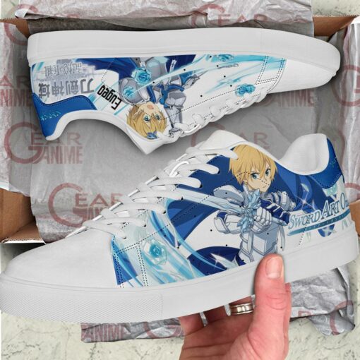 Eugeo Skate Shoes Fight Sword Art Online Anime Shoes PN10 - 2 - GearAnime