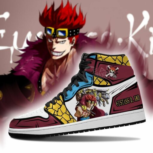 Eustass D. Kid Sneakers Boots One Piece Anime Sneakers Leather - 3 - GearAnime