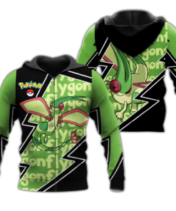 Flygon Zip Hoodie Costume Pokemon Shirt Fan Gift Idea VA06 - 1 - GearAnime