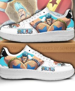 Franky Sneakers Custom One Piece Anime Shoes Fan PT04 - 1 - GearAnime