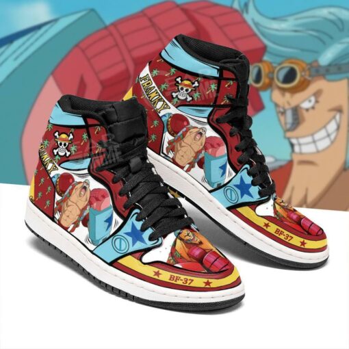 Franky Sneakers Straw Hat Priates One Piece Anime Shoes Fan Gift MN06 - 2 - GearAnime