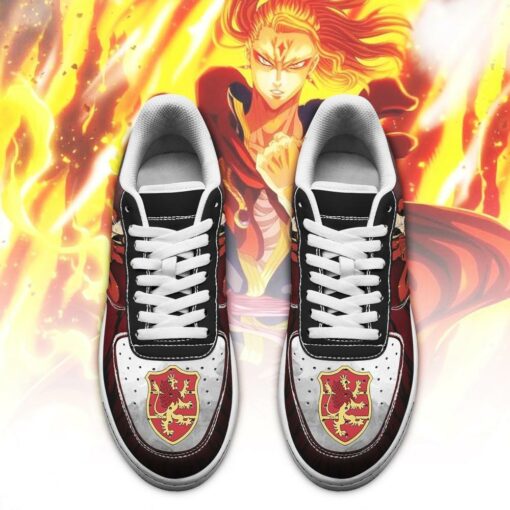 Fuegoleon Vermillion Sneakers Crimson Lion Knight Black Clover Anime Shoes - 2 - GearAnime