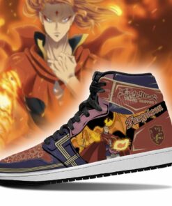 Fuegoleon Vermillion Sneakers Black Clover Anime Shoes - 3 - GearAnime