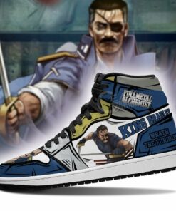 Fuhrer King Bradley Sneakers Fullmetal Alchemist Anime Shoes Fan MN05 - 3 - GearAnime