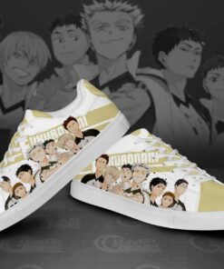 Haikyu Fukurodani Skate Shoes Black Haikyu!! Custom Anime Shoes - 2 - GearAnime