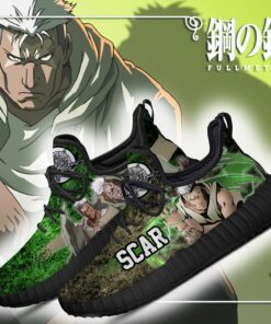 Fullmetal Alchemist Scar Reze Shoes Character Anime Sneakers - 2 - GearAnime