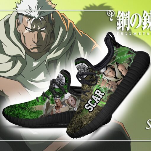 Fullmetal Alchemist Scar Reze Shoes Character Anime Sneakers - 3 - GearAnime