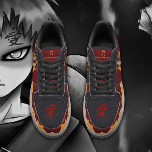 Gaara Sneakers Naruto Anime Shoes Custom - 2 - GearAnime