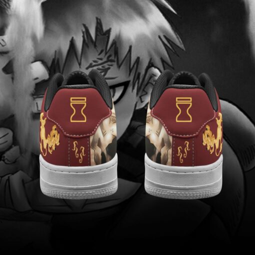 Gaara Sneakers Naruto Anime Shoes Custom - 3 - GearAnime