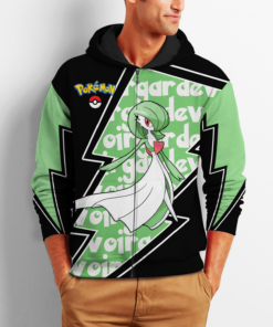 Gardevoir Zip Hoodie Costume Pokemon Shirt Fan Gift Idea VA06 - 2 - GearAnime
