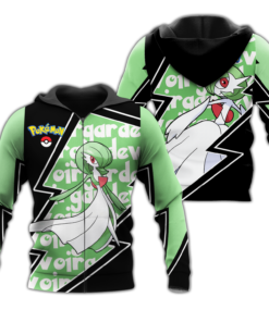 Gardevoir Zip Hoodie Costume Pokemon Shirt Fan Gift Idea VA06 - 1 - GearAnime
