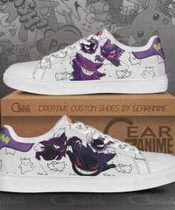 Gengar Skate Shoes Pokemon Custom Anime Shoes PN11 - 1 - GearAnime