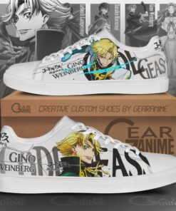 Code Geass Gino Weinberg Skate Shoes Custom Anime Shoes - 1 - GearAnime