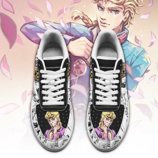 Giorno Giovanna Sneakers Manga Style JoJo's Anime Shoes Fan Gift PT06 - 2 - GearAnime