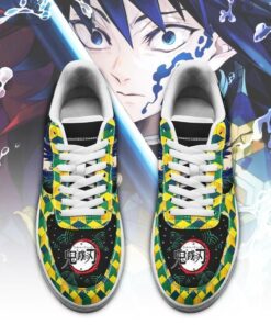 Giyu Sneakers Custom Demon Slayer Anime Shoes Fan PT05 - 2 - GearAnime