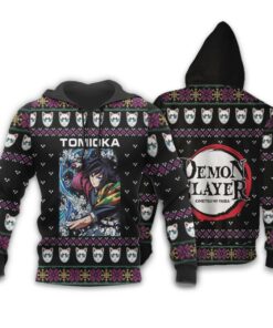 Giyu Tomioka Ugly Christmas Sweater Demon Slayer Anime Xmas Gift Custom Clothes - 3 - GearAnime
