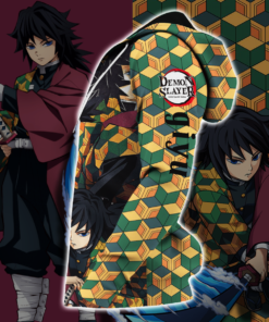 Giyu Zip Hoodie Demon Slayers Shirt Costume Anime Fan Gift Idea VA06 - 3 - GearAnime
