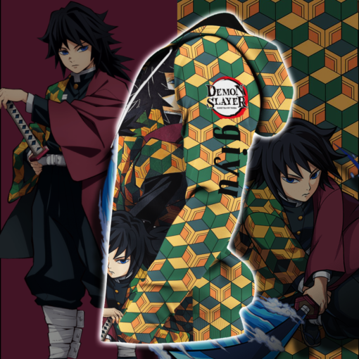 Giyu Zip Hoodie Demon Slayers Shirt Costume Anime Fan Gift Idea VA06 - 3 - GearAnime