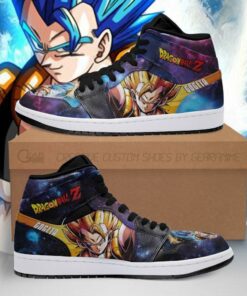 Gogeta Sneakers Galaxy Dragon Ball Z Anime Shoes Fan PT04 - 1 - GearAnime